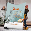 "Mom When You Miss Us Dearly"- Personalized Blanket