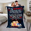 "To My Girlfriend I'm Crazy About You"- Personalized Blanket