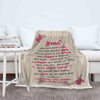 "This Blanket Has Our Hugs & Kisses"  Nana/Papa/Dad/Grandpa/Grandma/Mom/Grandpa & Grandma Customized Blanket With Grand Kids/Kids Name