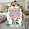 "To My Girlfriend I Love You"- Personalized Blanket
