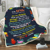 To My Wife "You Are Braver Than You Believe Custom Blanket"