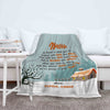 "Mom When You Miss Us Dearly"- Personalized Blanket