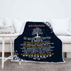 "To My Girlfriend Forever And Together "- Personalized Blanket