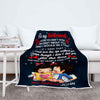 "To My Girlfriend I'm Crazy About You"- Personalized Blanket