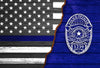 Personalized Police Officer Wall Art Canvas