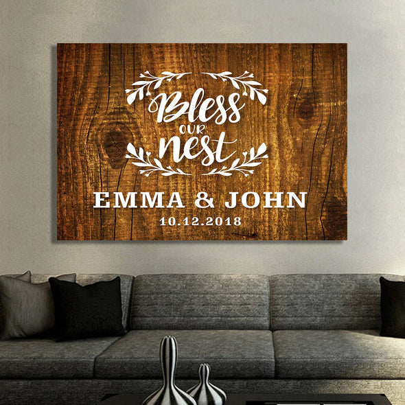 Bless Our Nest Wooden Wall Decor