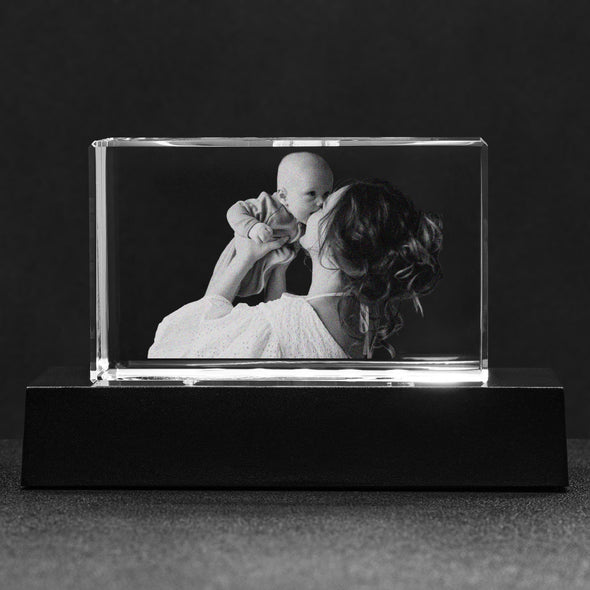 Custom Crystal Block For Your Mom, Mother's Day Special Gift