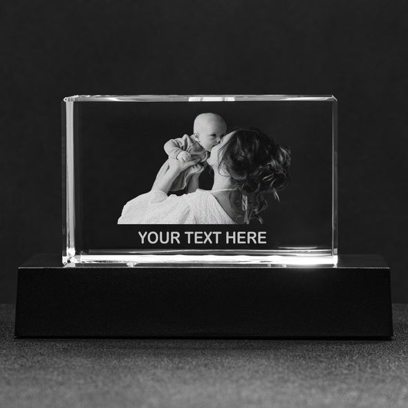 Custom Crystal Block For Your Mom, Mother's Day Special Gift
