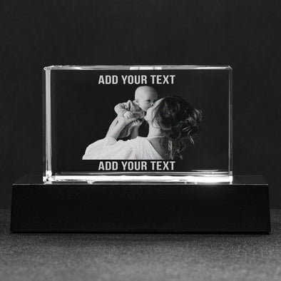Custom Crystal Block For Your Mom, Mother's Day Special Gift