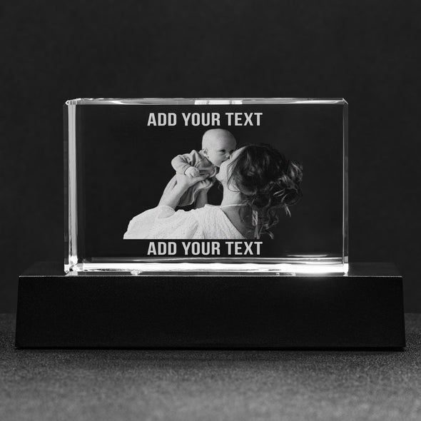Custom Crystal Block For Your Mom, Mother's Day Special Gift