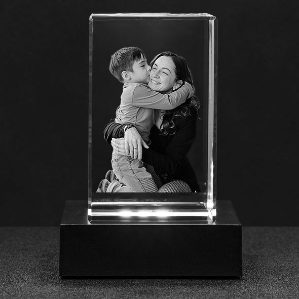 Custom Crystal Block For Your Mom, Mother's Day Special Gift