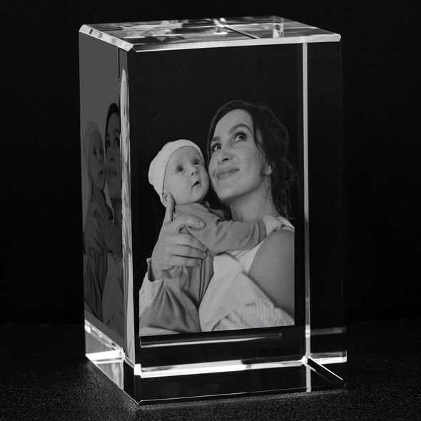 Custom Crystal Block For Your Mom, Mother's Day Special Gift