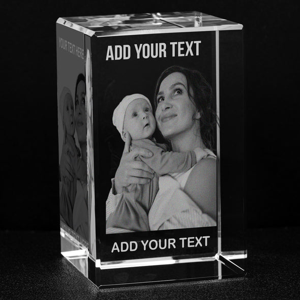 Custom Crystal Block For Your Mom, Mother's Day Special Gift