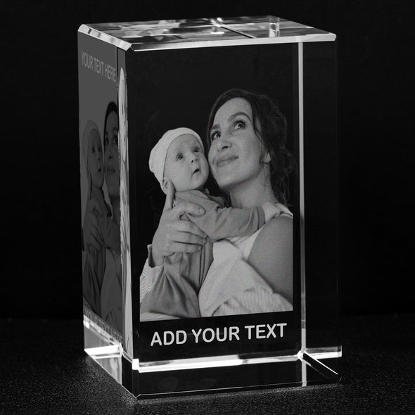 Custom Crystal Block For Your Mom, Mother's Day Special Gift