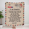 "TO MY DAUGHTER/MY SON" BLANKET