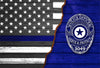 Personalized Police Officer Wall Art Canvas