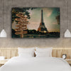 Eiffel Tower Customized Canvas With Multi Names