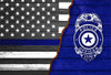 Personalized Police Officer Wall Art Canvas