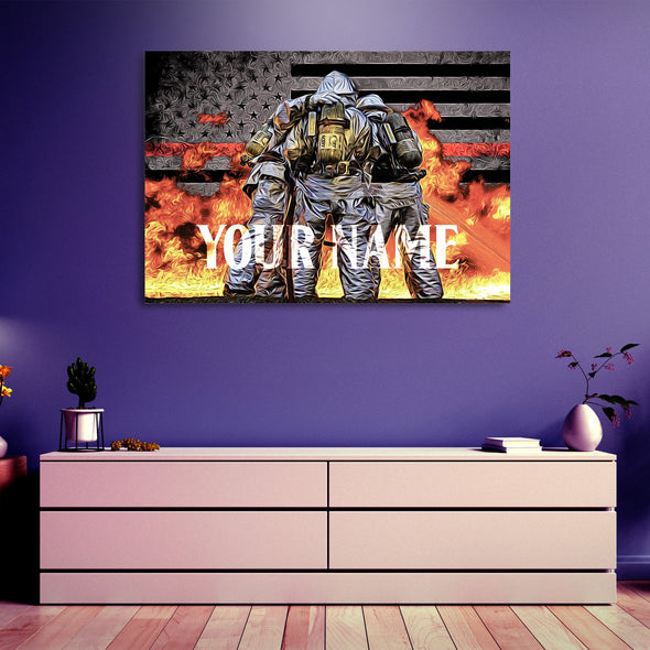 Firefighter Canvas