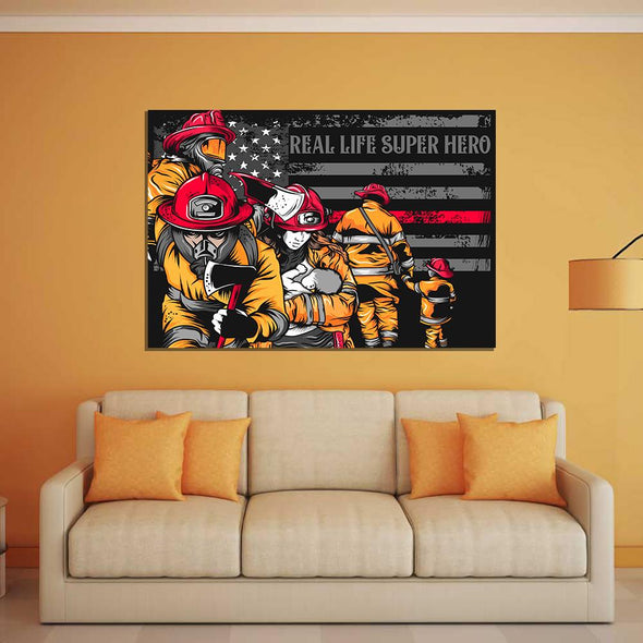 Firefighter Real Life Super Hero