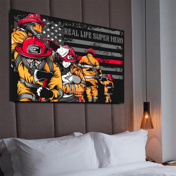 Firefighter Real Life Super Hero