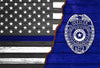 Personalized Police Officer Wall Art Canvas