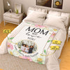 Mom We Love You Customized Blanket For Mother's Day