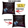 To My Wife "You Are My One And Only Love" Customized Pillow