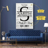 Customized Music Notes White Wall Art For Couples