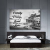 Ocean Dock with Saying Multi-Names Premium Canvas