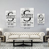 Customized Music Notes White Wall Art For Couples