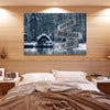Perfect Gift For Couple With Customized Names And Date Winter Canvas