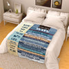 To My Wife "You Are My Life" Customized Blanket