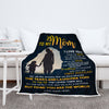 To My Mom I Love You Customized Fleece Blanket