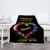 Grandma Whenever You Touch This Heart Personalized™ Blanket