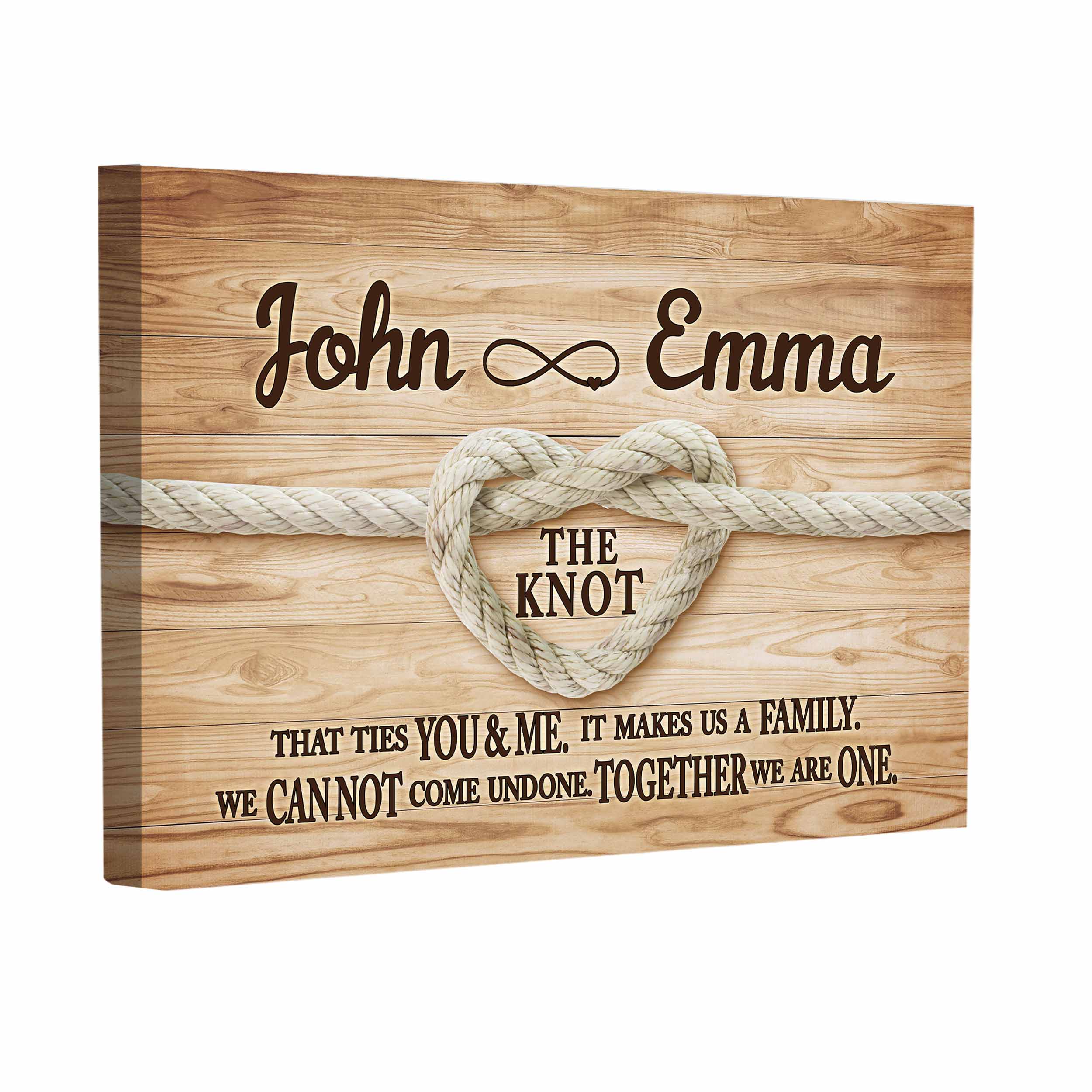 True Lover's Knot Premium Canvas