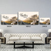Together Lovers Canvas With Customized Name And Date