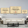 Heart Shape Customized Song Lyrics Canvas - Ready To Hang