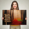 Mystery Forest Color Customized Canvas With Multi Names