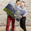 Mountain Range Color Customized Canvas With Multi Names