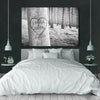 Carved Heart Art Canvas