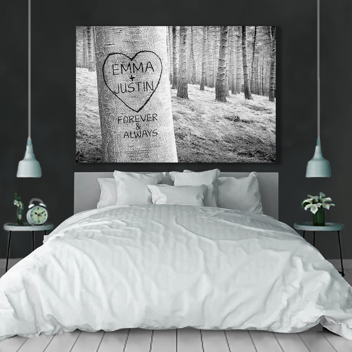 Forever My Love Tree Personalized Wall Art