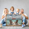 Chairs By The Sea Customized Canvas