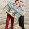 Chairs By The Sea Customized Canvas