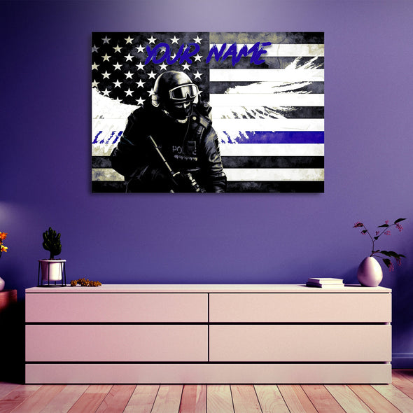 Riot Cop Wall Decor