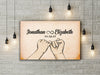 Infinite Love Custom Wall Art - Perfect Gift For Your Love