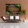 The Christmas Custom Family Canvas Wall Art