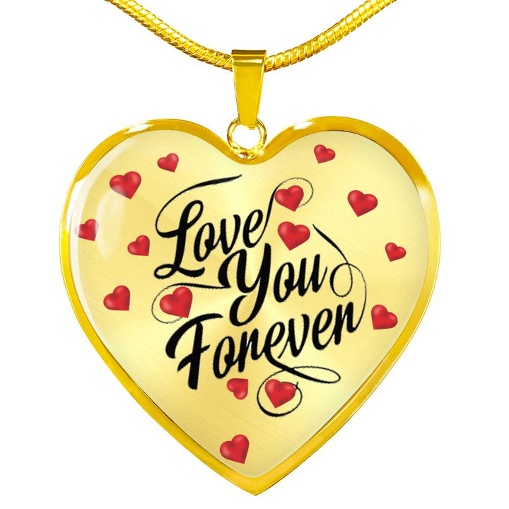 "Love You Forever" Necklace With Custom Engraving