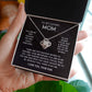 To My Loving Mom I Love You Knot Pendant For Mother's Day