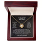 To My Loving Mom I Love You Knot Pendant For Mother's Day